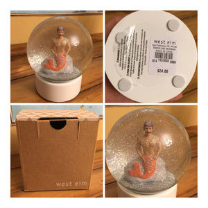 West Elm Snow Globe Merman